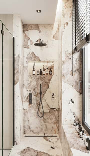 Утончённая простота. Дизайн и ремонт квартиры 123м2 ЖК Джаз в стиле современный минимализм. Санузел 1, фото 04