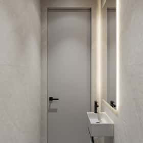 Растим чемпиона. Дизайн и ремонт квартиры 80м2 ЖК Ивантеевка 2020 в современном стиле. Санузел, фото 02