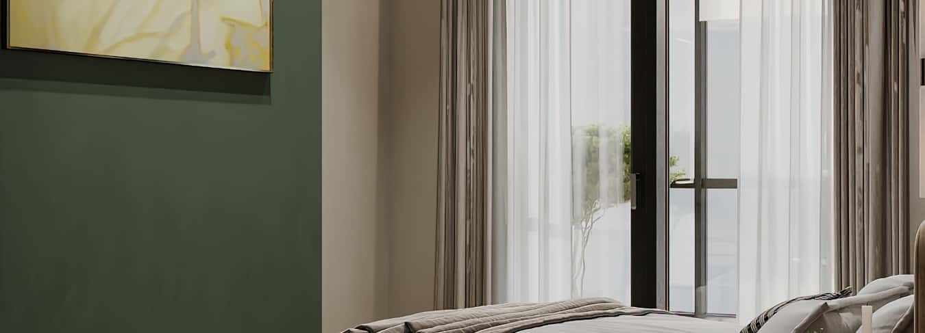 Фотографии спален. В ожидании чуда. Дизайн и ремонт квартиры 84м2 ЖК Shagal в современном стиле. Мастер-спальня, фото 06.