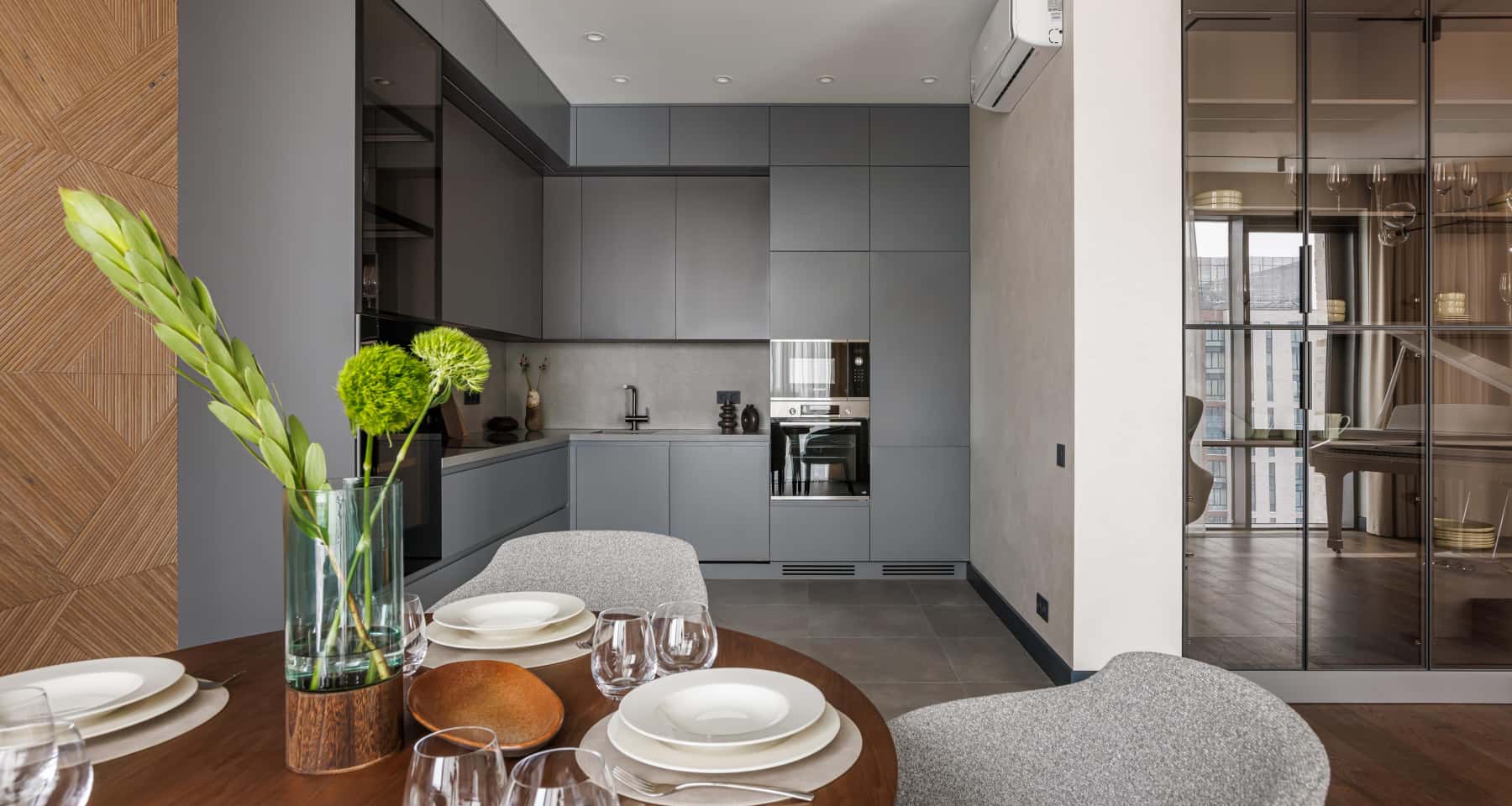 Ремонт квартиры в новостройке — кухня-столовая