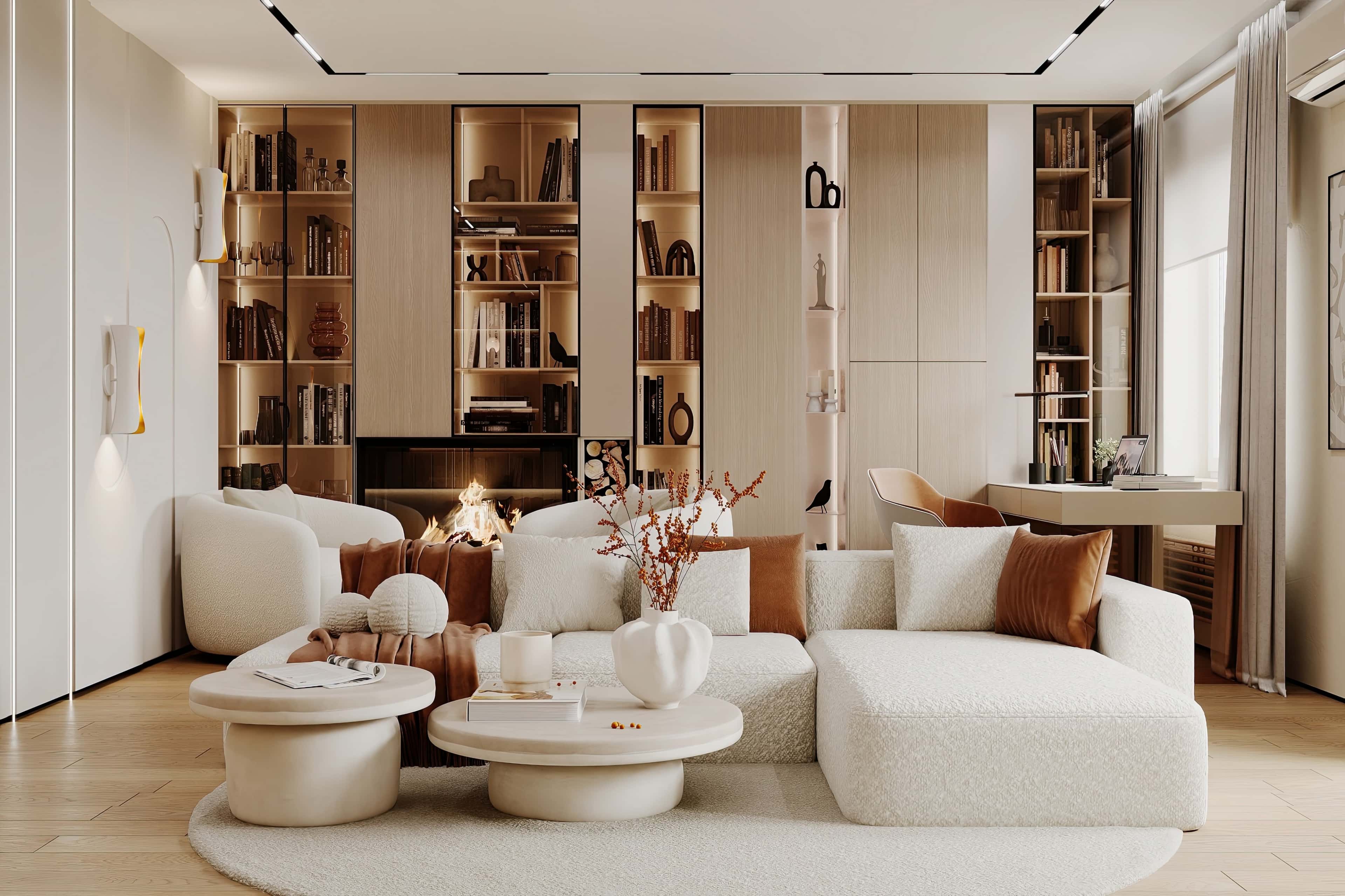 Трехкомнатная квартира | Блог о дизайне и ремонте | «Вира-АртСтрой». Фото 01