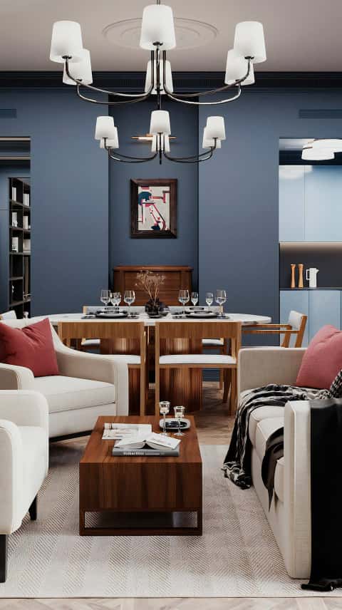 Дизайн квартиры в современном стиле. 50 фото