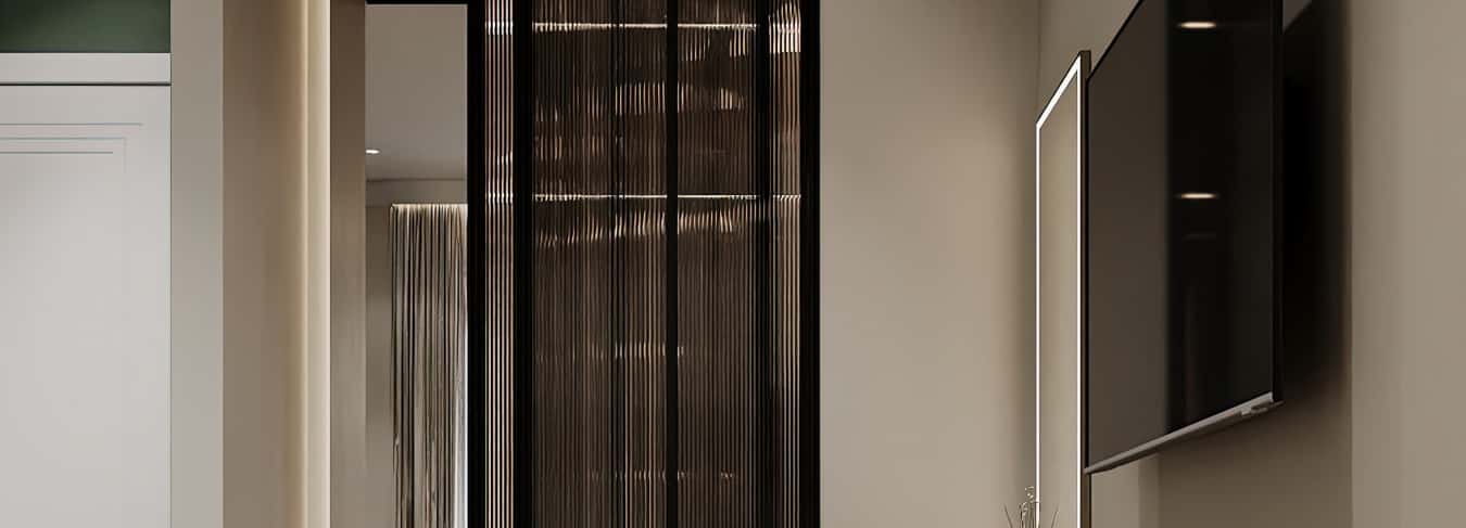 Фотографии спален. В ожидании чуда. Дизайн и ремонт квартиры 84м2 ЖК Shagal в современном стиле. Мастер-спальня, фото 01.