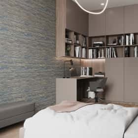 Утончённая простота. Дизайн и ремонт квартиры 123м2 ЖК Джаз в стиле современный минимализм. Комната мальчика, фото 06