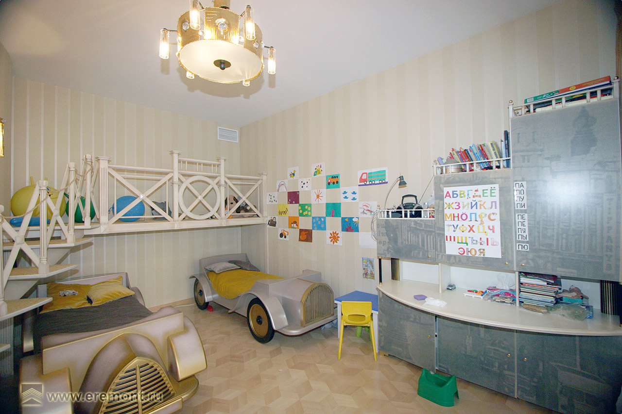 Детская - дизайн квартиры от Вира-АртСтрой