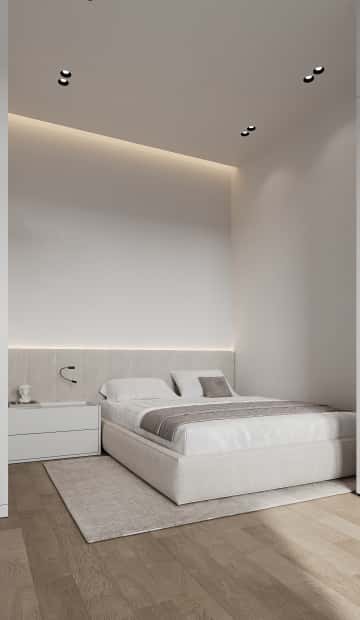 Изысканный монохром. Дизайн и ремонт таунхауса 164м2 в КП Бристоль в неоклассическом стиле. 2 этаж Детская 2, фото 02