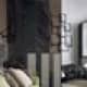 Кабинет белого, чёрного и с панелями из орехового дерева. Дизайн и ремонт квартиры в ЖК «Ривер Парк» — Брутальный Нью-Йорк. Фото 014