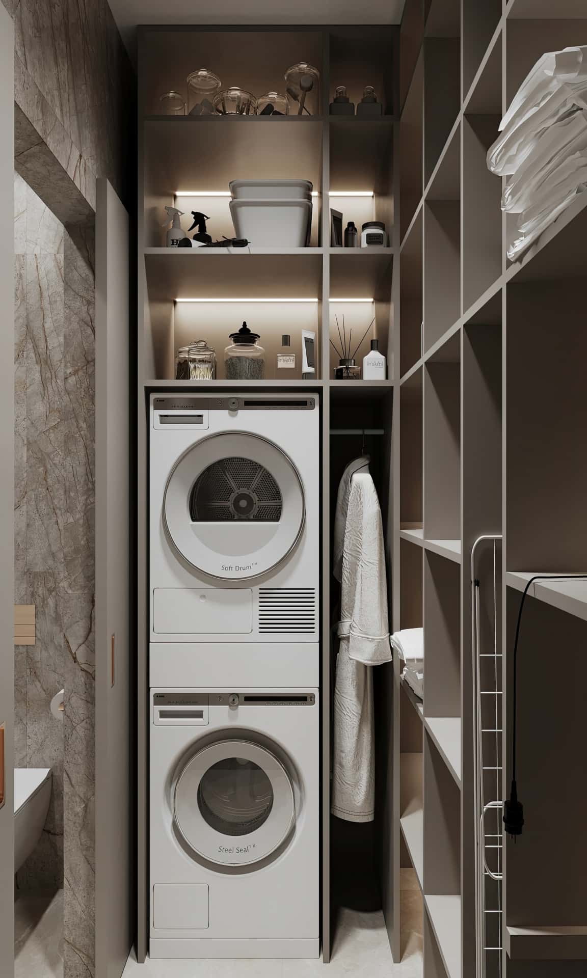 Дизайн и ремонт квартиры в ЖК Вереск — Удобство со вкусом, 88 м2. Санузел, фото 6