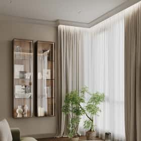 В ожидании чуда. Дизайн и ремонт квартиры 84м2 ЖК Shagal в современном стиле. Кухня-гостиная, фото 02