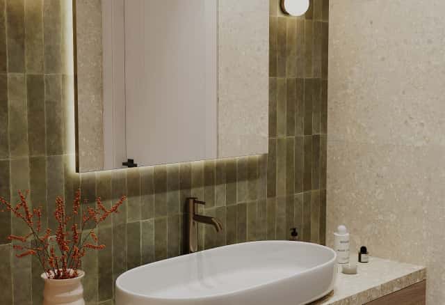 Фотографии санузлов. В ожидании чуда. Дизайн и ремонт квартиры 84м2 ЖК Shagal в современном стиле. Мастер-санузел, фото 04.