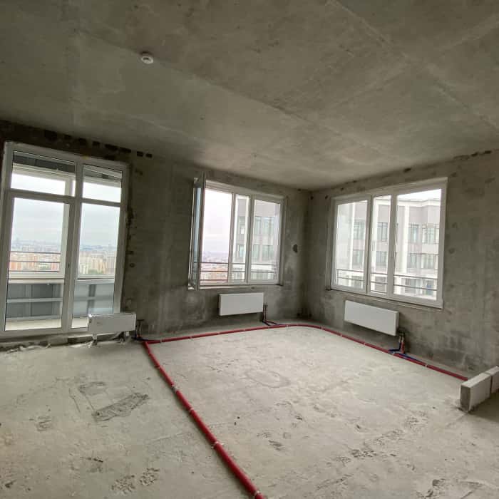 Дизайн и ремонт квартиры 88 м² в ЖК «Символ». Приемка от застройщика и подготовительные работы.