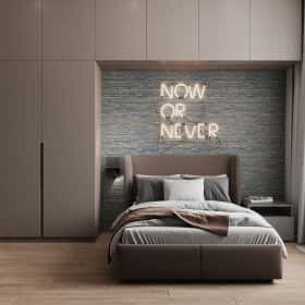 Утончённая простота. Дизайн и ремонт квартиры 123м2 ЖК Джаз в стиле современный минимализм. Комната мальчика