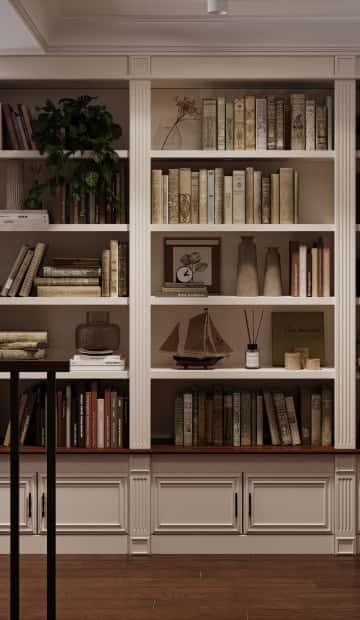 Квартира с мезонином. Дизайн и ремонт квартиры 89м2 ЖК Джаз в современном. Спальня на антресоле, фото 05