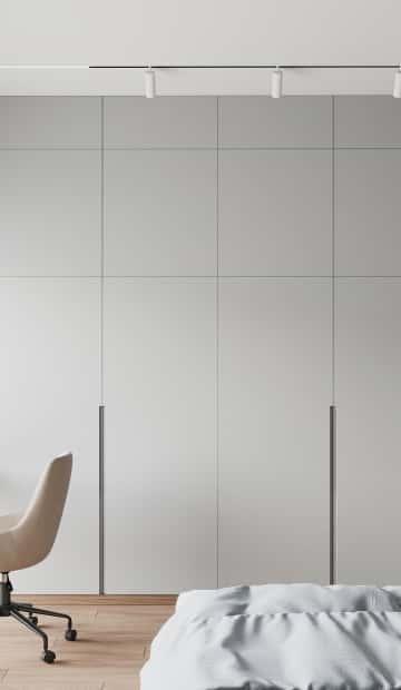 Утончённая простота. Дизайн и ремонт квартиры 123м2 ЖК Джаз в стиле современный минимализм. Комната девочки, фото 01