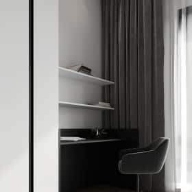 Изысканный монохром. Дизайн и ремонт таунхауса 164м2 в КП Бристоль в неоклассическом стиле. 2 этаж Детская 1, фото 01