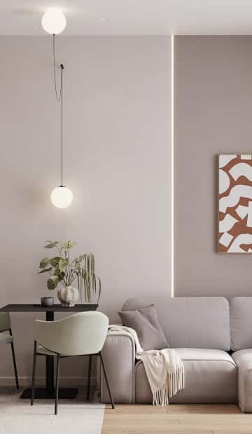 Стиль как инвестиция. Дизайн и ремонт квартиры 60м2 ЖК AFI Park Воронцовский в современном стиле