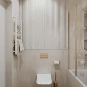 Удобство со вкусом. Дизайн и ремонт квартиры 88м2 ЖК Вереск в современной классике. Мастер-санузел, фото 02