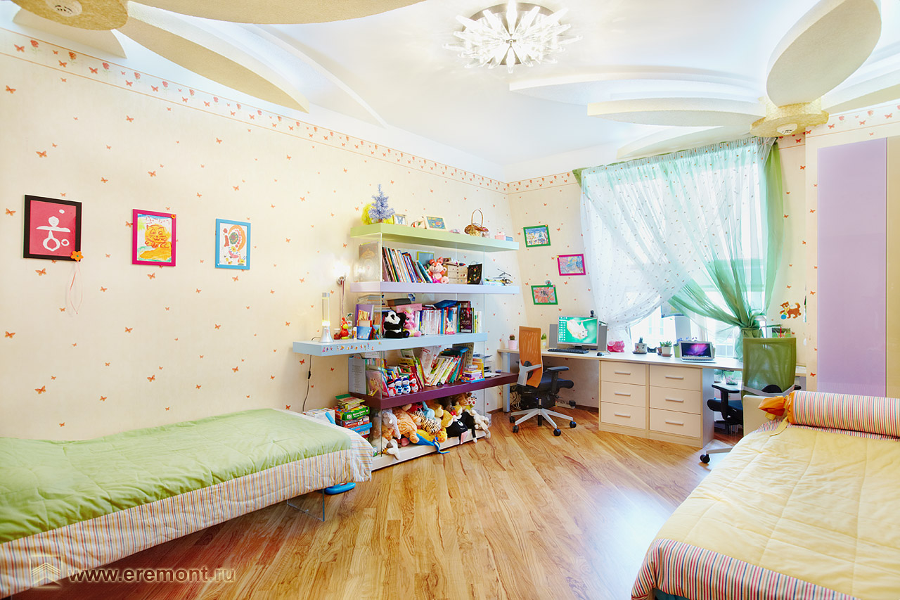 Дизайн интерьера детской комнаты, ЖК Долина грез