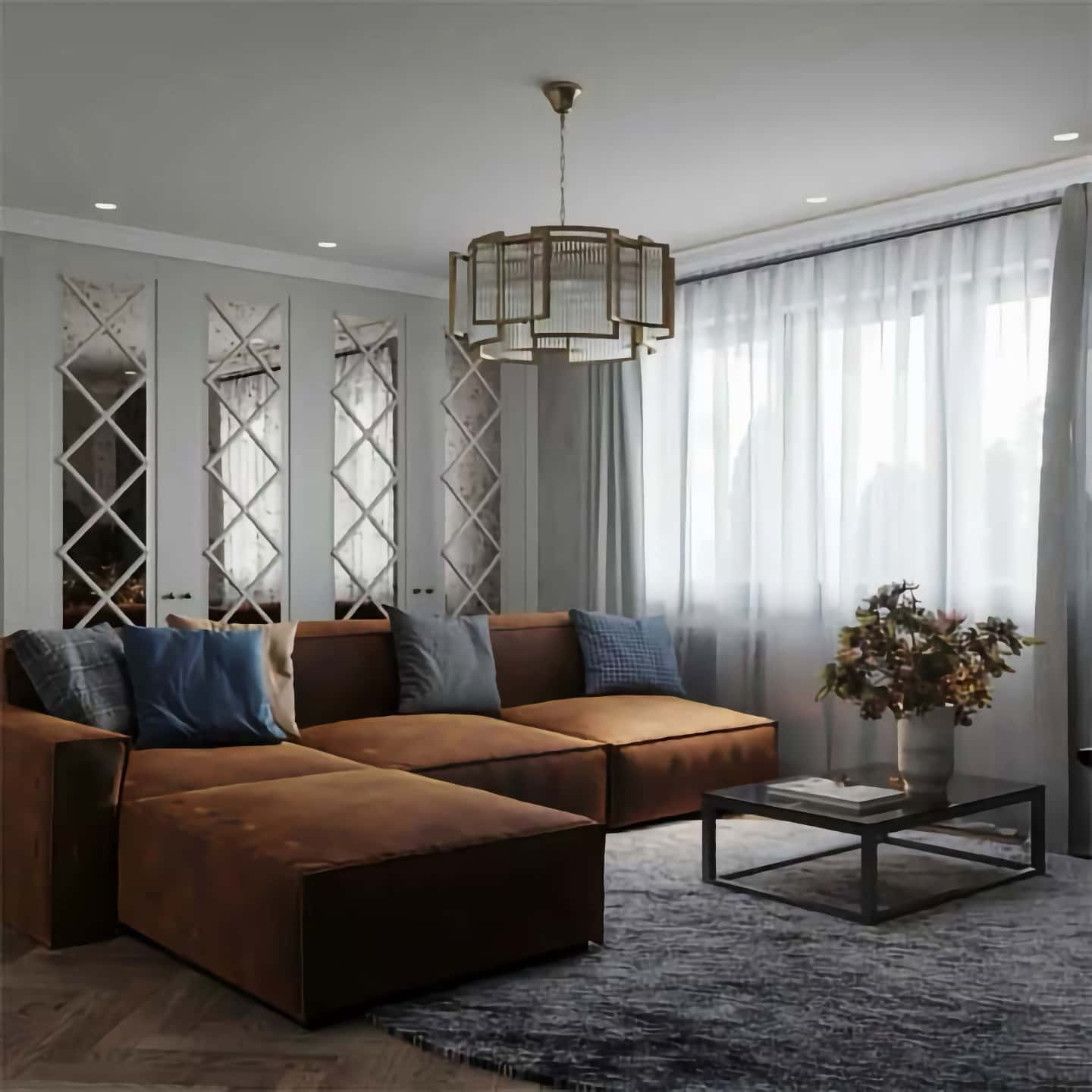 С чем сочетать шторы в интерьере