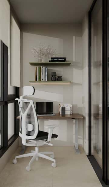 В ожидании чуда. Дизайн и ремонт квартиры 84м2 ЖК Shagal в современном стиле. Балкон