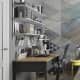 Светлый деревянный шкаф современного стиля. Дизайн и ремонт квартиры в ЖК «Юнион Парк» — Строгое созвучие. Фото 025
