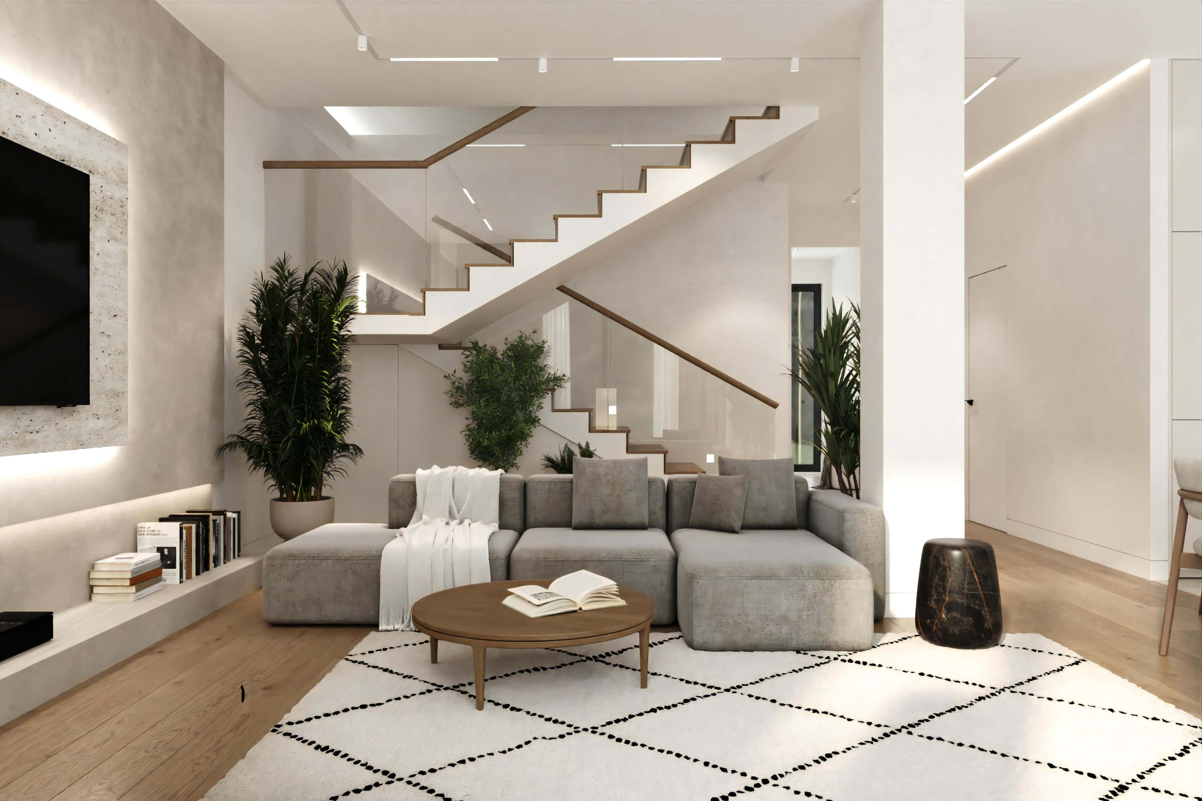 Интерьер дома в 165 м² в КП «Западный» Интерьер дома в 165 м² в КП «Западный»