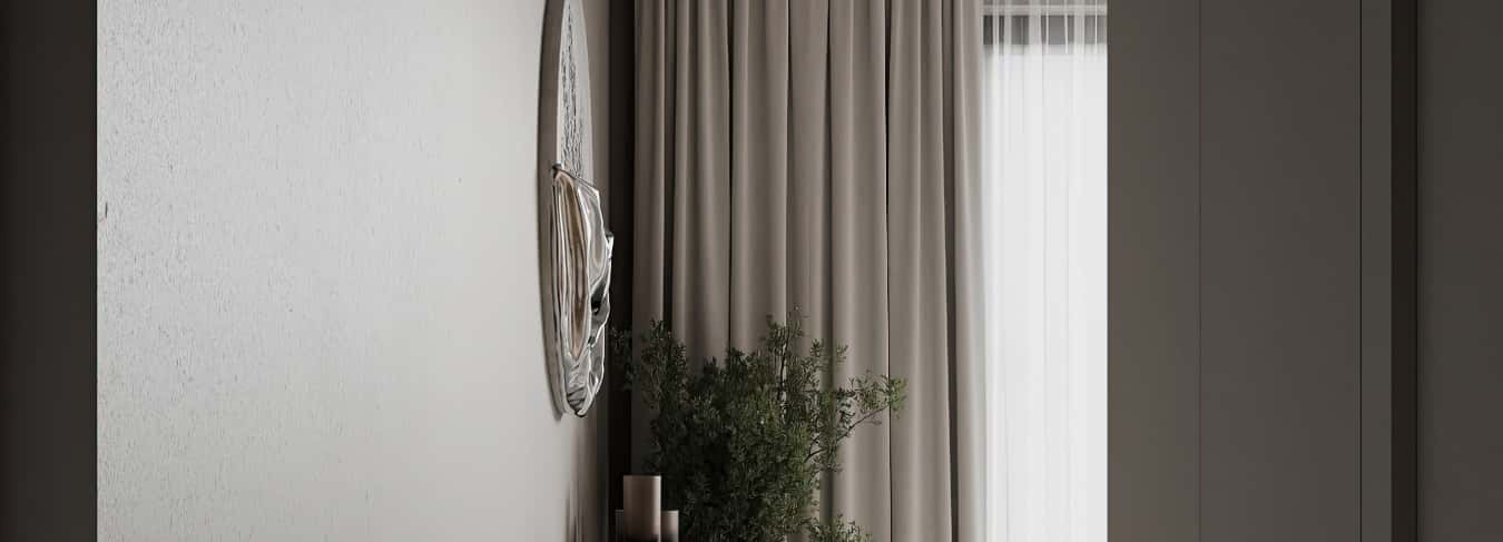 Фотографии спален. Скандинавский акцент. Дизайн и ремонт квартиры 95м2 ЖК Садовые кварталы в современном стиле. Мастер-спальня, фото 01.