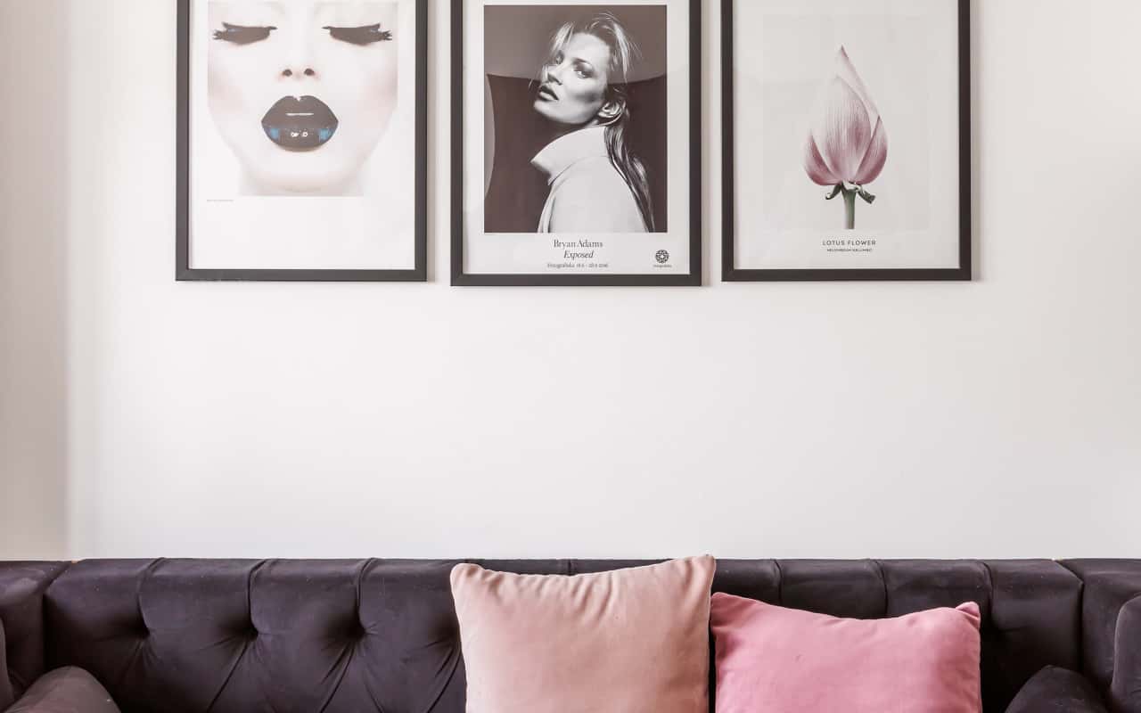 Гостиная в стиле Современный, фото интерьера в ЖК «Хедлайнер»