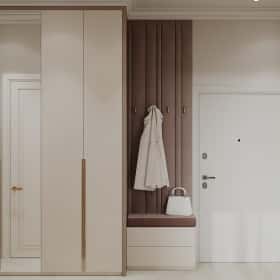 Богемная грация. Дизайн и ремонт квартиры 87м2 ЖК Режиссёр в стиле современная классика. Прихожая