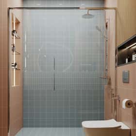 Песня в стиле кантри. Дизайн и ремонт квартиры 53м2 ЖК Вдохновение. Санузел, фото 03