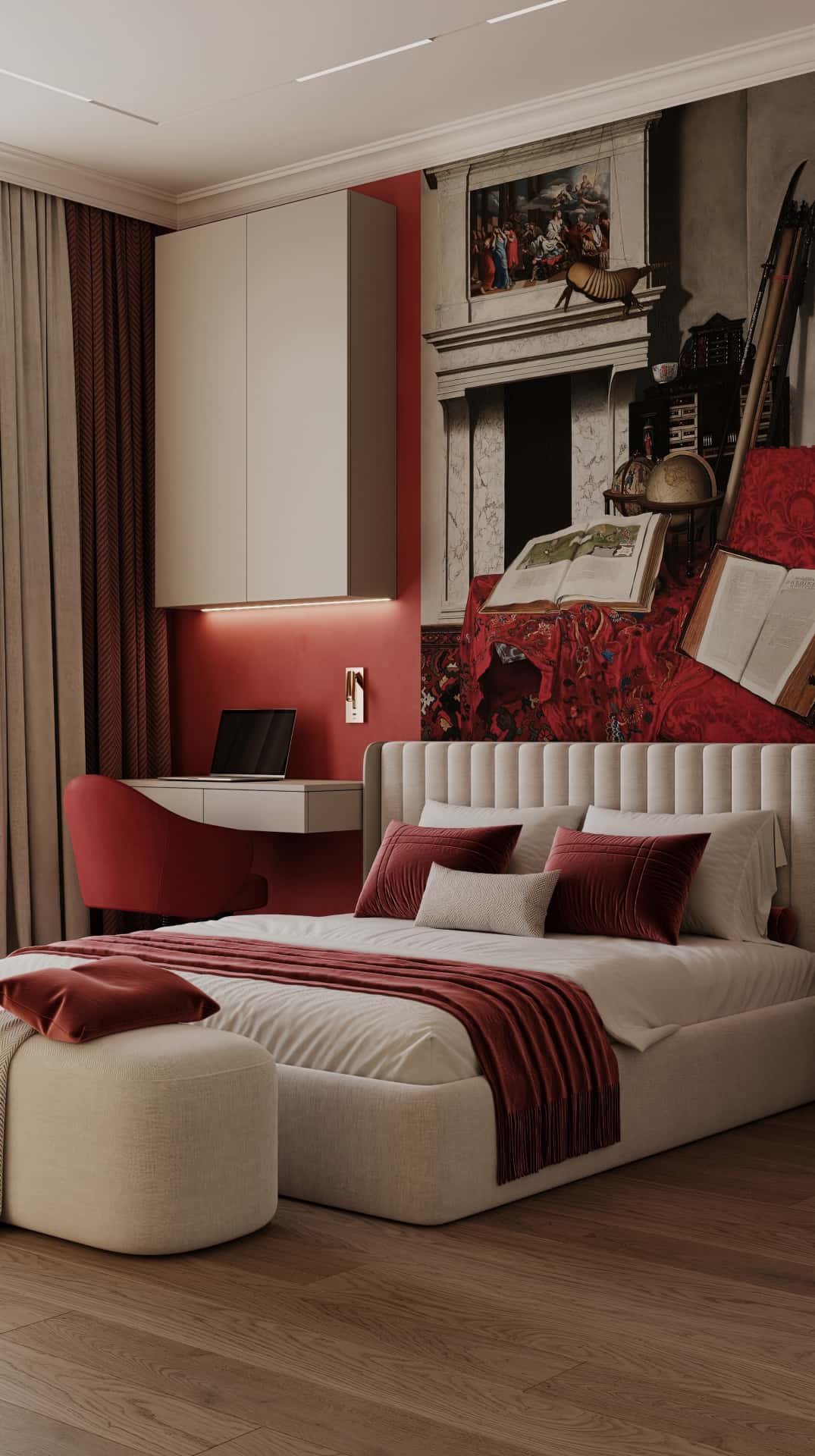 Дизайн и ремонт квартиры в ЖК Дом Достижение — Алгоритм комфорта, 64 м2. Спальня, фото 4