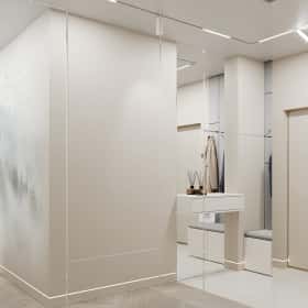 Сочный синий. Дизайн и ремонт квартиры 83м2 в ЖК Большая семерка в современном стиле. Прихожая и коридор, фото 06