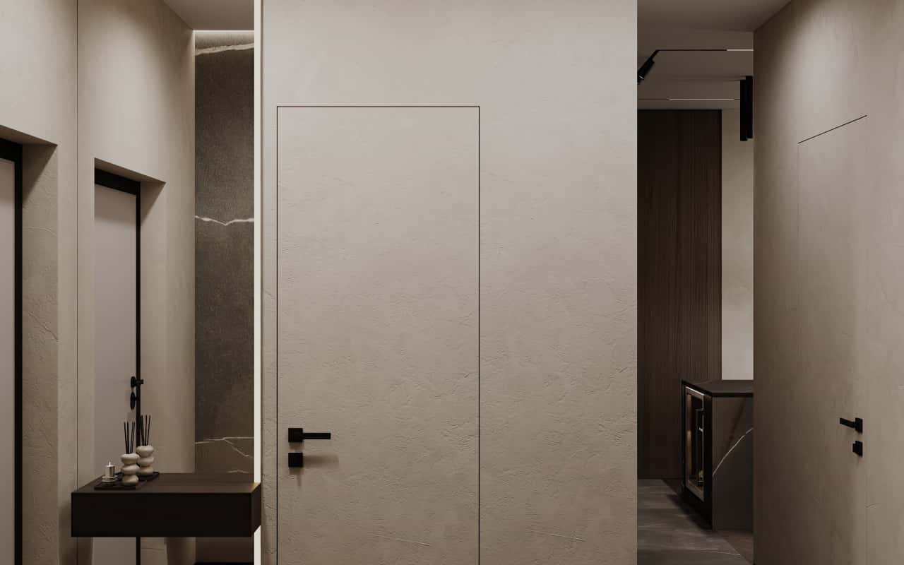 Белый дизайн и ремонт квартиры в ЖК Shagal — Натуральная палитра