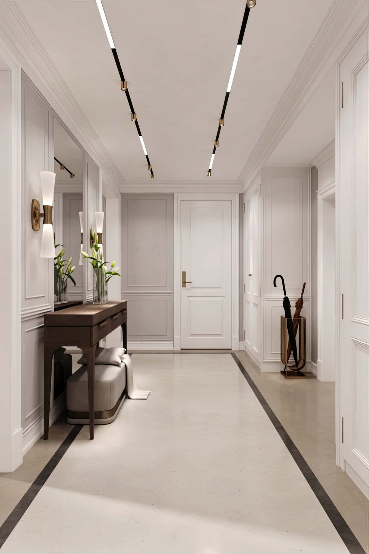 Дизайн и ремонт квартиры в ЖК Депутатский дом — Гармония смыслов, 97 м2. Прихожая, фото 4