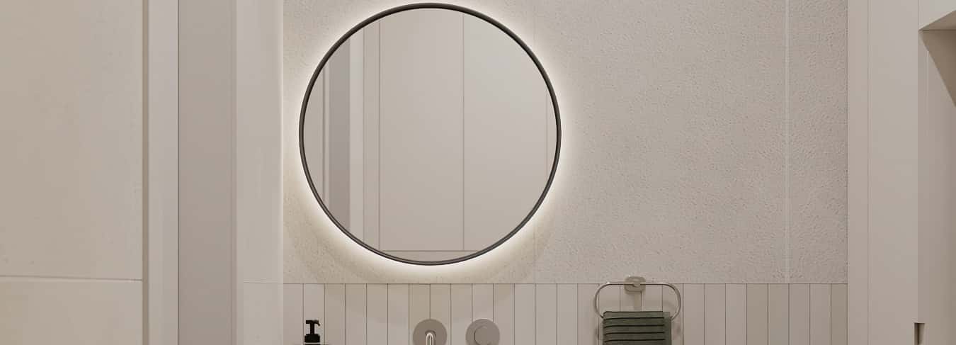 Фотографии квартир. Скандинавский акцент. Дизайн и ремонт квартиры 95м2 ЖК Садовые кварталы в современном стиле. Гостевой санузел, фото 02.