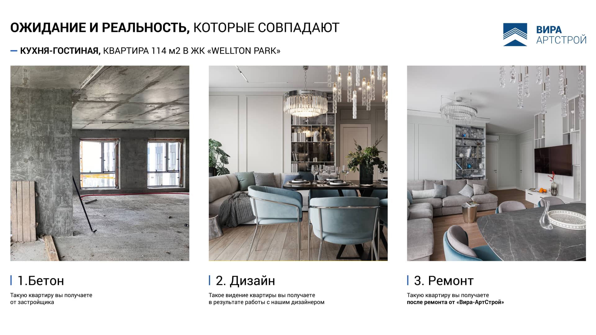 Сравнение-бетон-дизайн-ремонт-Кухня-гостиная
