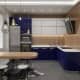 Шкафы с глянцевым покрытием с изображениями Нью-Йорка. Дизайн и ремонт кухонь в разных стилях. Фото 05