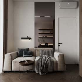 Дизайн и ремонт квартиры в ЖК Shagal — Натуральная палитра