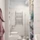 Зеркало с подсветкой для ванной комнаты. Дизайн и ремонт квартиры в ЖК «Алые паруса» — Лазурное сияние. Фото 018