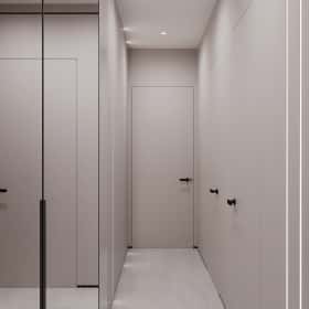 Фотографии помещений в современном стиле. Ода современности. Дизайн и ремонт квартиры 63м2 ЖК Рассказово в современном стиле. Прихожая и коридор, фото 03.