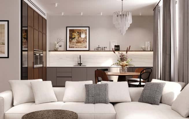 Кухня-гостиная. Фото 11