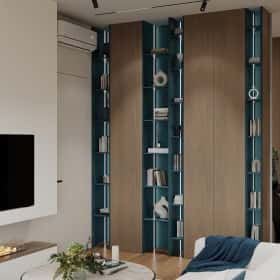 Объятия моря. Дизайн и ремонт квартиры 91м2 ЖК Событие в современном эко-стиле. Кухня-гостиная, фото 01