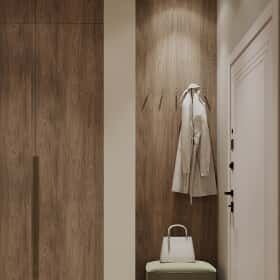 Фотографии прихожих. В ожидании чуда. Дизайн и ремонт квартиры 84м2 ЖК Shagal в современном стиле. Прихожая.