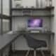 Кухня со шкафчиками под цвет вишнёвого дерева. Дизайн и ремонт квартиры в ЖК «Фили Град» — Воспоминания об Элладе. Фото 065