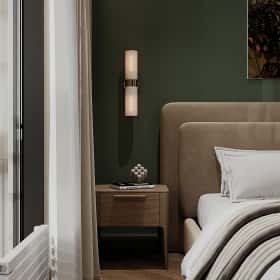 В ожидании чуда. Дизайн и ремонт квартиры 84м2 ЖК Shagal в современном стиле. Мастер-спальня, фото 04