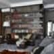 Кожаное кресло чёрного цвета для строгого интерьера. Дизайн и ремонт квартиры в ЖК «Barkli Park» — Витрувианская квартира. Фото 016