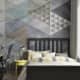 Черно-белая мозаика с рисунками и узорами. Дизайн и ремонт квартиры в ЖК «Юнион Парк» — Строгое созвучие. Фото 024