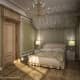 Этаж 2: Спальня в стиле Классика. Дизайн и ремонт дома классика-барокко (проект). Фото 015