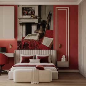 Алгоритм комфорта. Дизайн и ремонт квартиры 64м2 ЖК Дом Достижение в неоклассике. Спальня