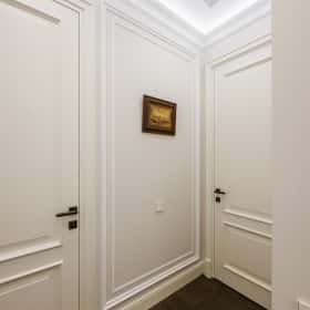 Американская классика. Дизайн и ремонт квартиры 119м2 ЖК Диалог в американском классическом стиле. Прихожая и холл, фото 10